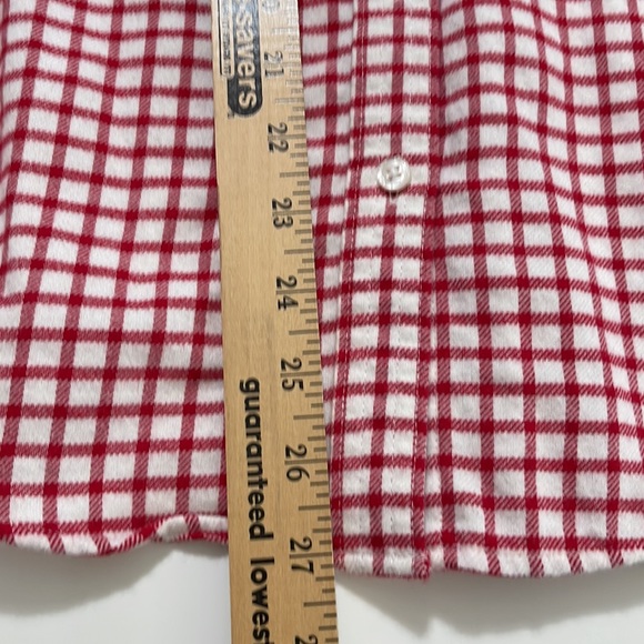 Lands End Plaid Cotton Button Shirt Size XS - Picture 6 of 9